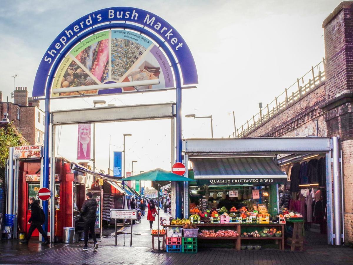 1-Bed Apartment, Close To Kensington Olympia With Free Wi-Fi & Netflix Londen Buitenkant foto