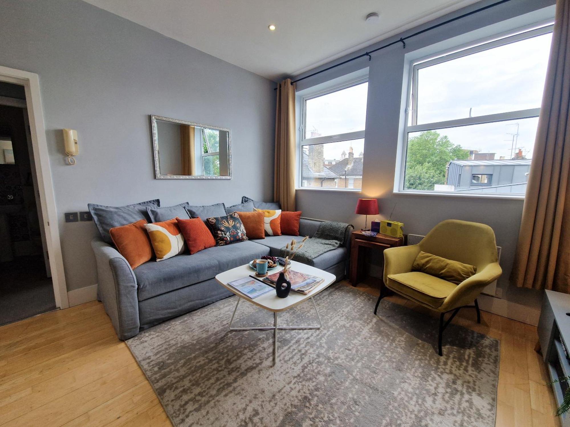 1-Bed Apartment, Close To Kensington Olympia With Free Wi-Fi & Netflix Londen Kamer foto